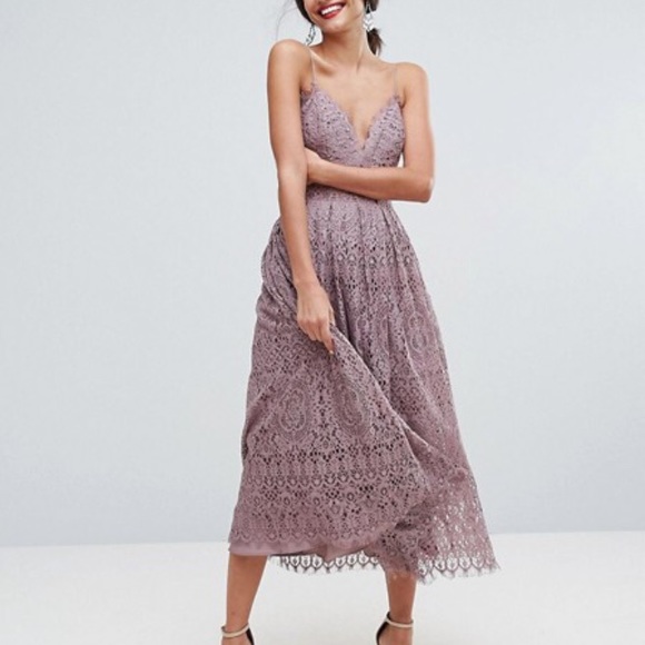 ASOS Dresses & Skirts - ⚡️Flash Sale⚡️ASOS Collection Lace Midi Dress-New
